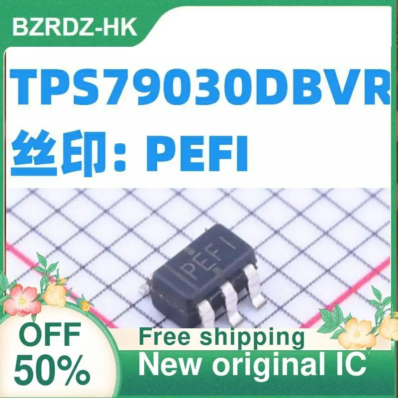 10PCS TPS79030DBVR SOT-23-5 Silk Print: PEFI Low Differential Linear Regulator Chip New original IC