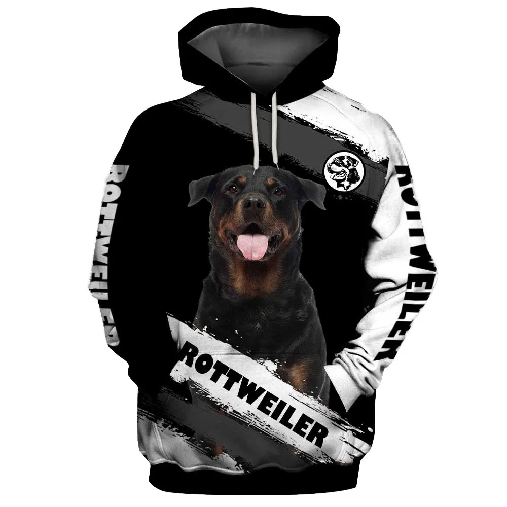 HX Terranova sudaderas con capucha para perros gráfico 3D perro mejor que la vida Sudadera con capucha todos los estampados animales sudadera