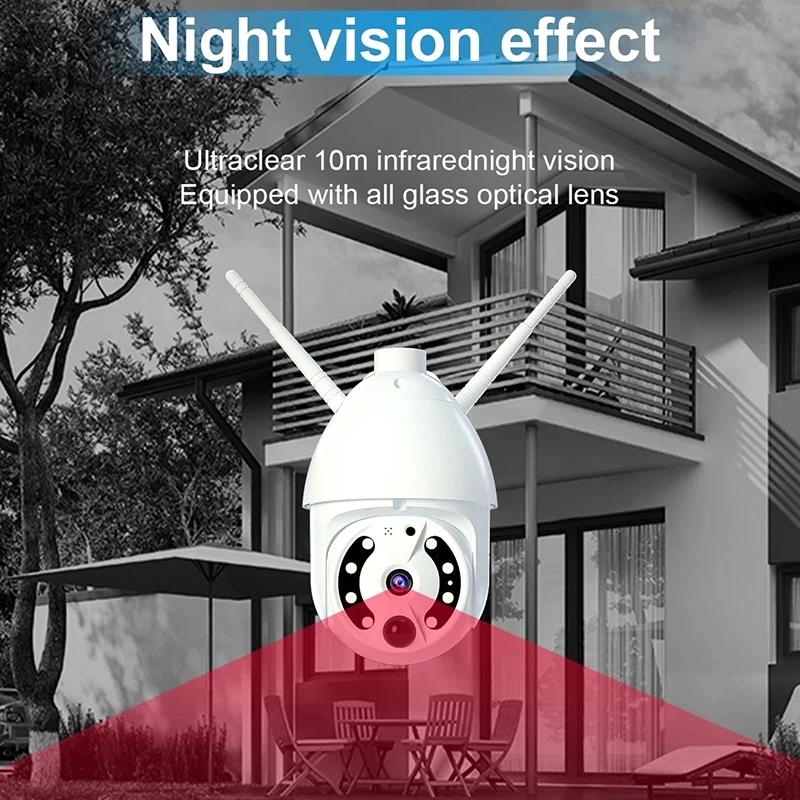 HONTUSEC 4G Sim Card Solar PTZ IP Camera 4MP Motion Detection PIR Solar Wifi Camera Outdoor Two Way Audio Color Night Vision