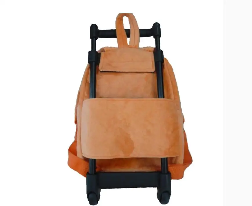 Imagem -04 - Mochila de Rolamento com Rodas para Crianças Baby Trolley Bagagem Bolsa Children Cartoon School Bolsa Kindergarten Wheels