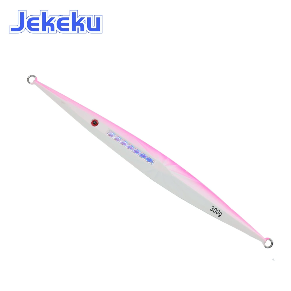 JEKEKU señuelo hundimiento metálico luminoso para pesca salada - imagen 2