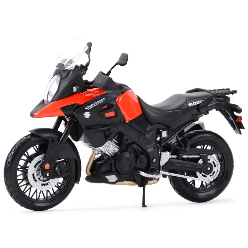 Maisto 1:12 Suzuki v-strom Static Die Cast Vehicles Collectible Hobbies Motorcycle Model Toys