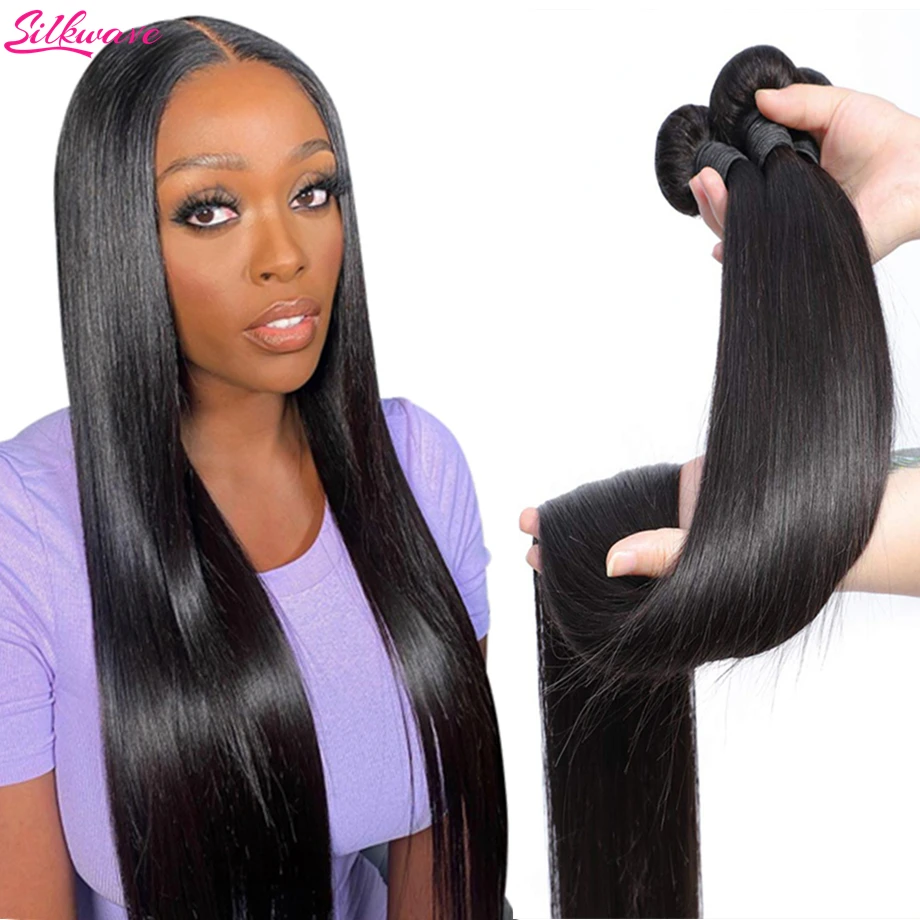 Bone Straight Human Hair Bundles 30 Inch Extensions Human Hair Bundles Weave Bundles Hair 3 4 Bundles Deal Brazilian Hair Bundle