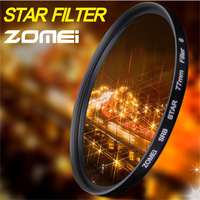 Zomei Star Filter 52 55 58 62 67 72 77 82mm Star-Effect Twinkle For Canon Nikon Sony Camera Lens Line Filter 4 6 8 Beam Filter