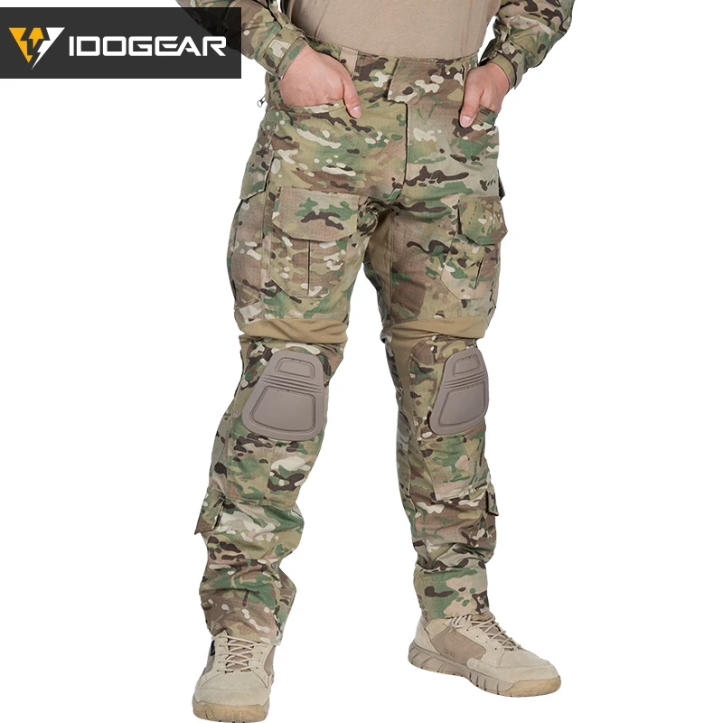 IDOGEAR Tactical G3 Pants Multi-camo Combat Trousers Tactical Bdu Camouflage Pants Winter Hunting 3205