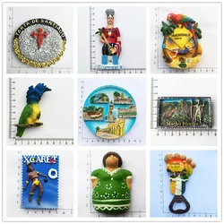 South America Fridge Magnet Souvenir Brasil Chile Guatemala Peru Colombia Bolivi Belize Antigua and Barbuda Mexican Stickers