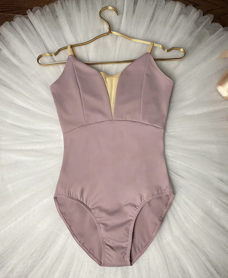 Ballett Overall Frauen hochwertige Tanz Trikot Erwachsenen ärmellose Ballett Tanz Praxis Anzug neue Yoga-Kleidung – Detail 28
