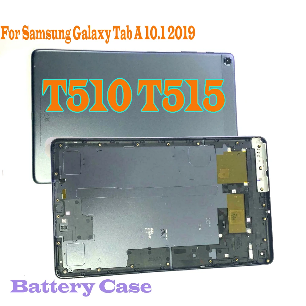 para samsung galaxy tab um 1012023 t510 t515 tampa da bateria habitacao porta traseira case de volta sm t510 sm t515 pecas reparo 01