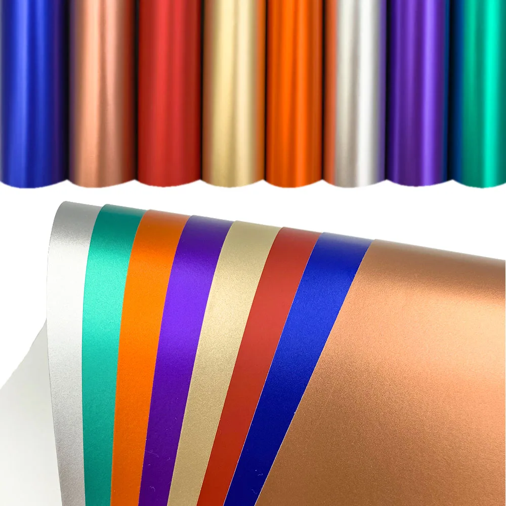 Matte Metallic Adhesive Craft Vinyl Making Window Mug Decal Decoration DIY Making Xmas Festival Gifts Cards Easy to Weed For cut
