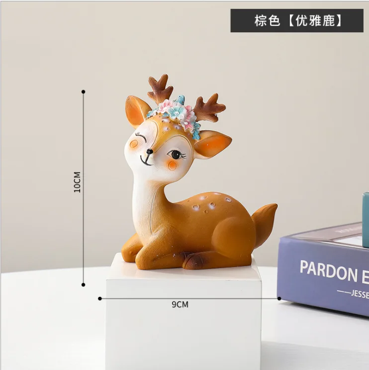 Set De 6 Figuras De Animales Del Bosque - Ciervo, Zorro, Ardilla Y Conejo - Decoración Realista Para Pasteles, Belenes Y Fiestas Temáticas - Regalo +3 Años