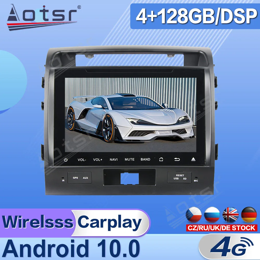 

Android For TOYOTA LAND CRUISER LC200 2008 - 2015 Tape Radio Recorder Video Car Multimedia Stereo Player GPS Navi Head Unit DPS