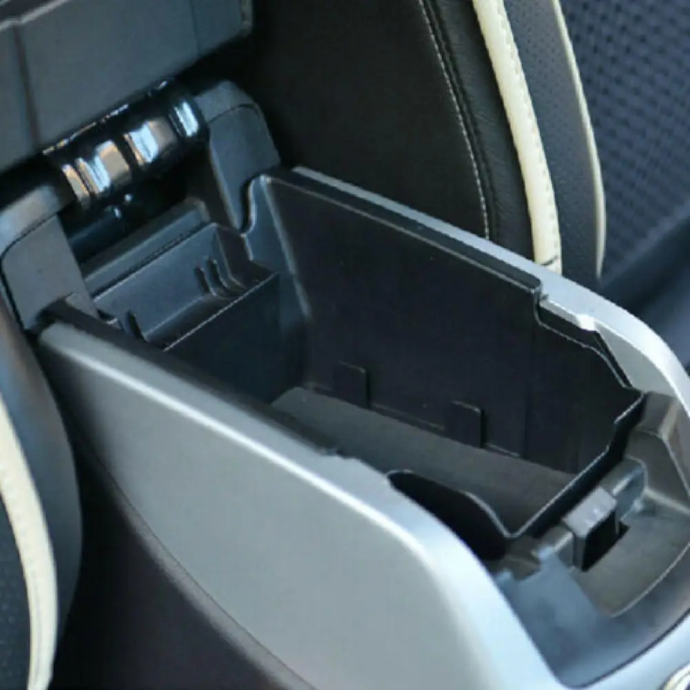 Armrest Storage Box Space saving Matched ABS Auto Secondary Storage Tray for Escape 2013 2014 2015 2016