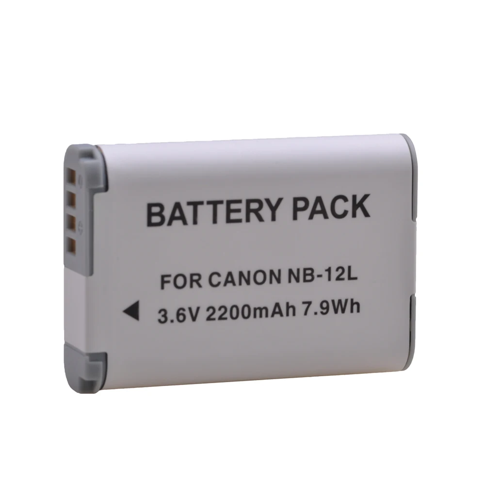 Akumulator litowo-jonowy 2200mAh NB-12L NB12L do aparatu cyfrowego Canon Legria Mini X, PowerShot N100,PowerShot G1 X Mark II