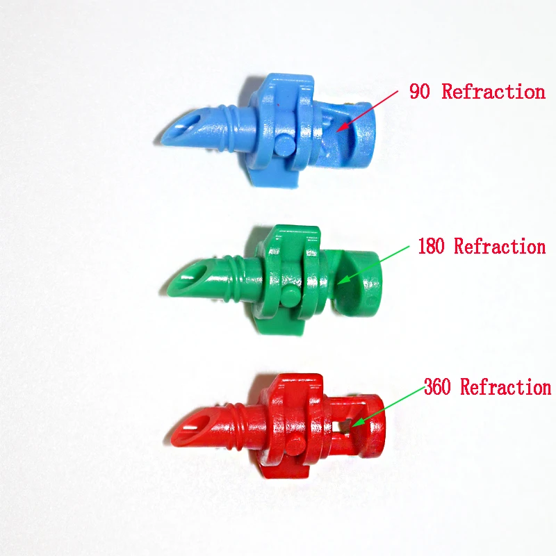 300 Pcs Refraction Simple Nozzle 90 Degrees 180 Degrees 360 Degrees Angle Landscape Irrigation Spray Atomization Gadgets