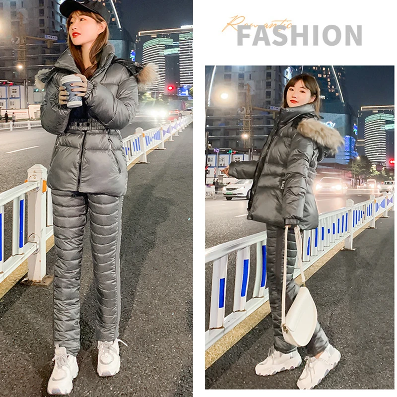 

2026 Thick Warm Ski Suit Women Waterproof Windproof Skiing and Snowboarding Jacket Pants Set Female Snow Costumes Outdoor Wear