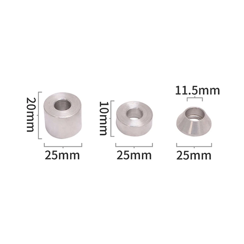 Gaskets Spacer Washer Pads Bolts Shim for Holder Clamp Fixed Ring Support Bracket for Motorcycle Muffler Exhaust Pipe etc