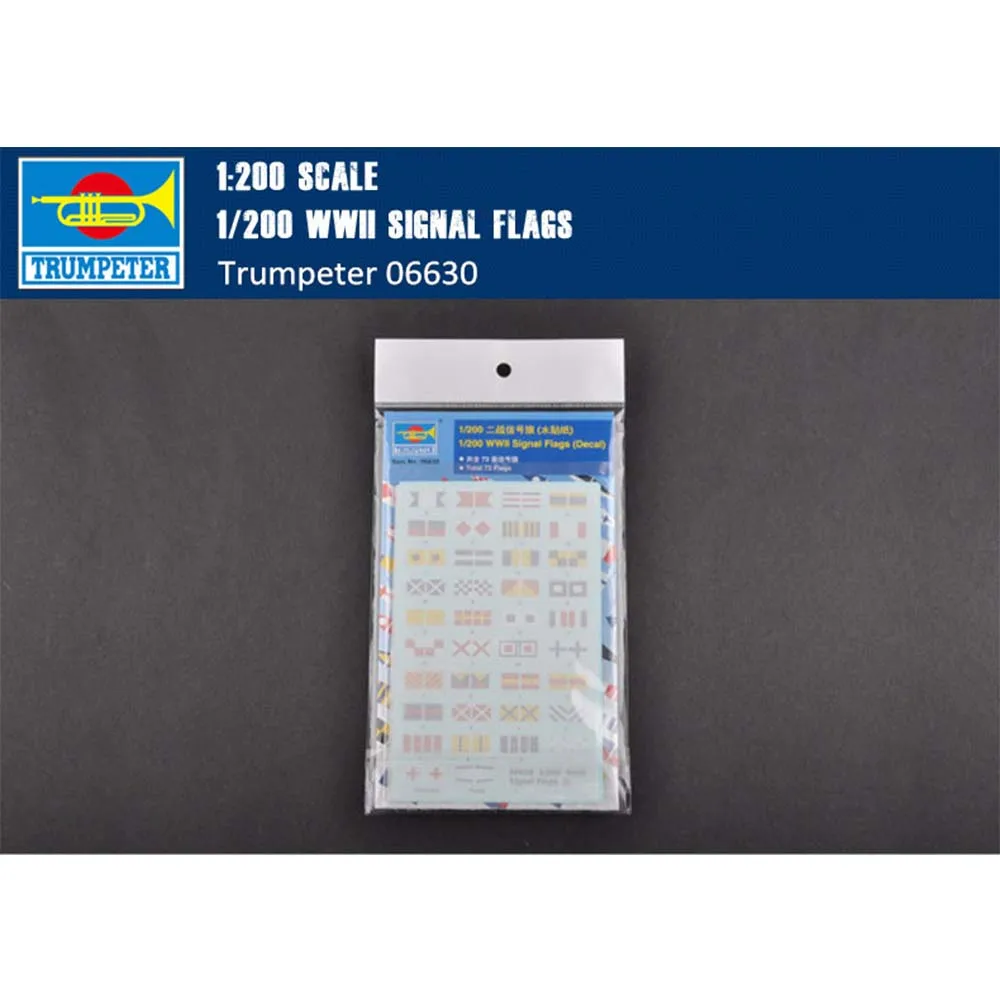 

Trumpeter 1/200 Scale WWII Signal Flags Decals for Model Ship #06630