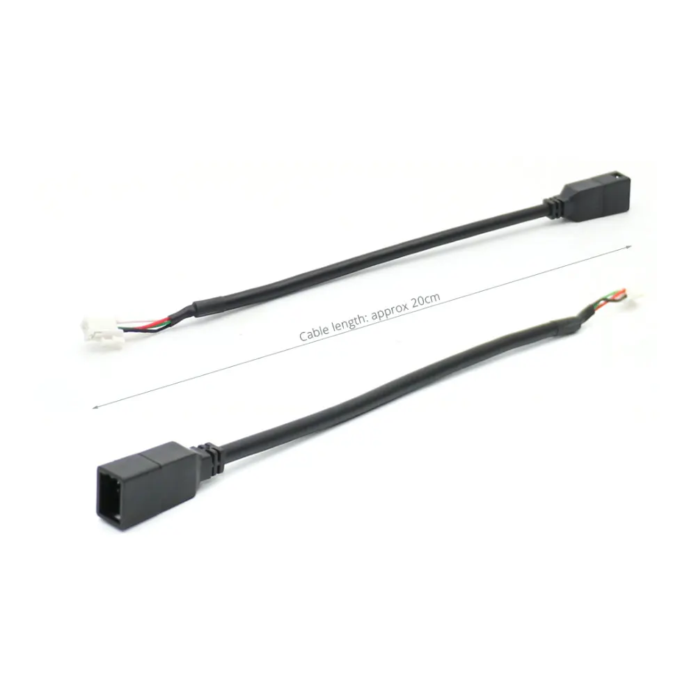 Cable de datos multimedia Usb para coche Suzuki, adaptador de enchufe de 4 pines personalizado a interfaz USB estándar, cable de extensión de línea