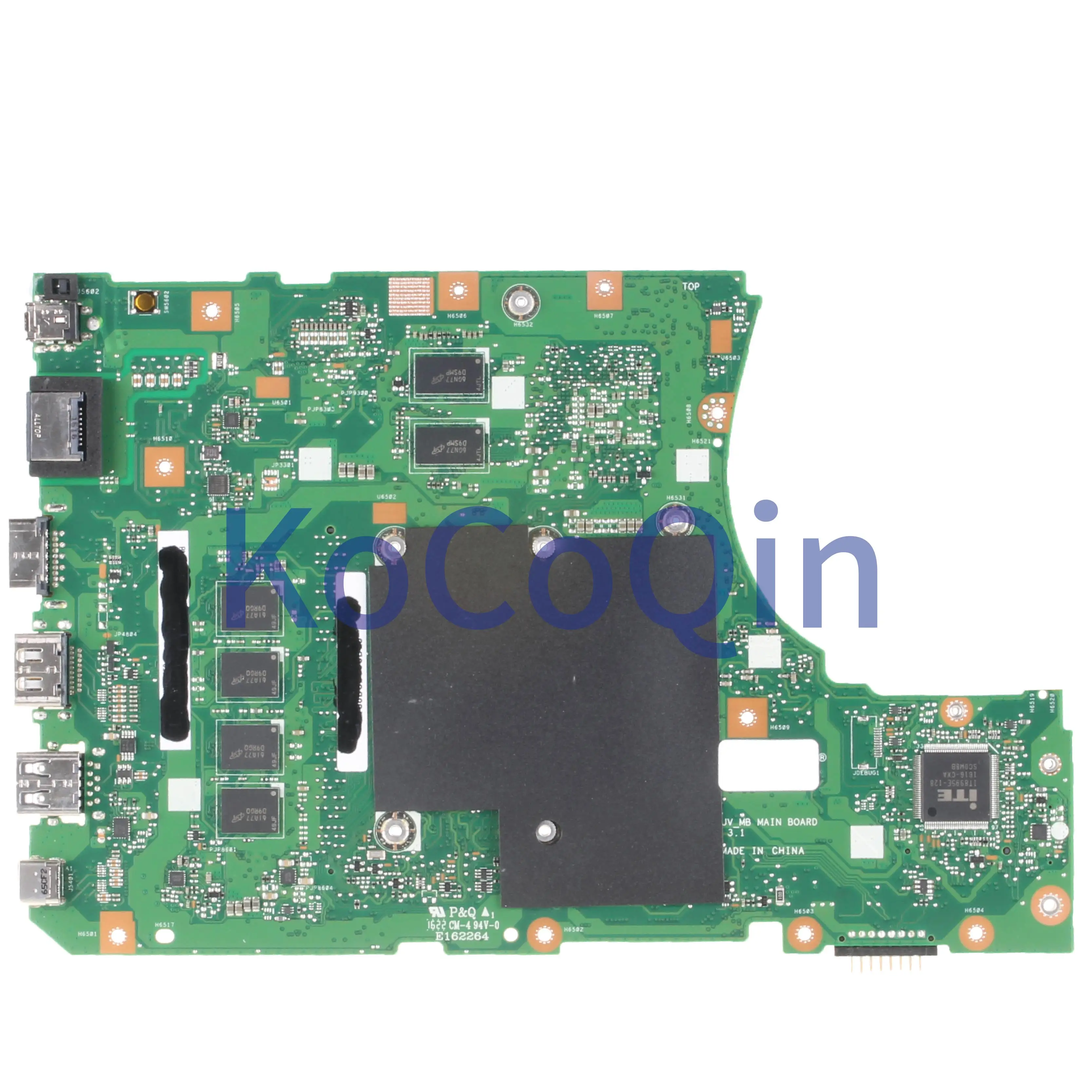 KoCoQin Laptop motherboard For ASUS X556UV X556U X556UV X556UF X556UR REV.3.1 Mainboard I3-6100U N16V-GME1-S-A2 With RAM