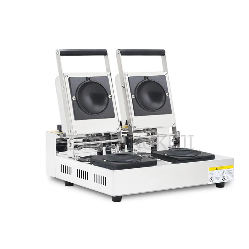 상업용 아이스크림 함부르크 머신, 더블 헤드 케이크 채우기, 거리 간식, 서양 레스토랑 장비, 홈 캐주얼 패스트 푸드