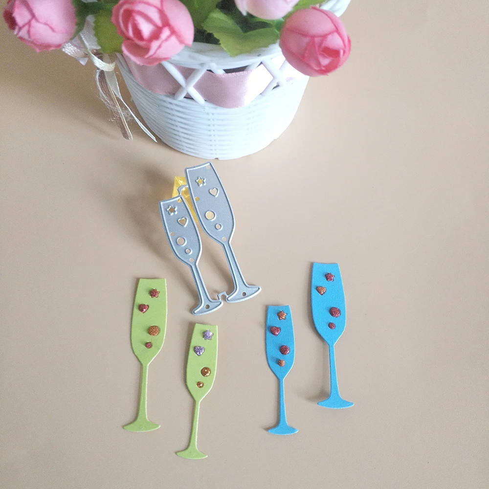 New style goblet cutting dies DIY scrapbook, embossed card making, photo album decoration, handmade craft