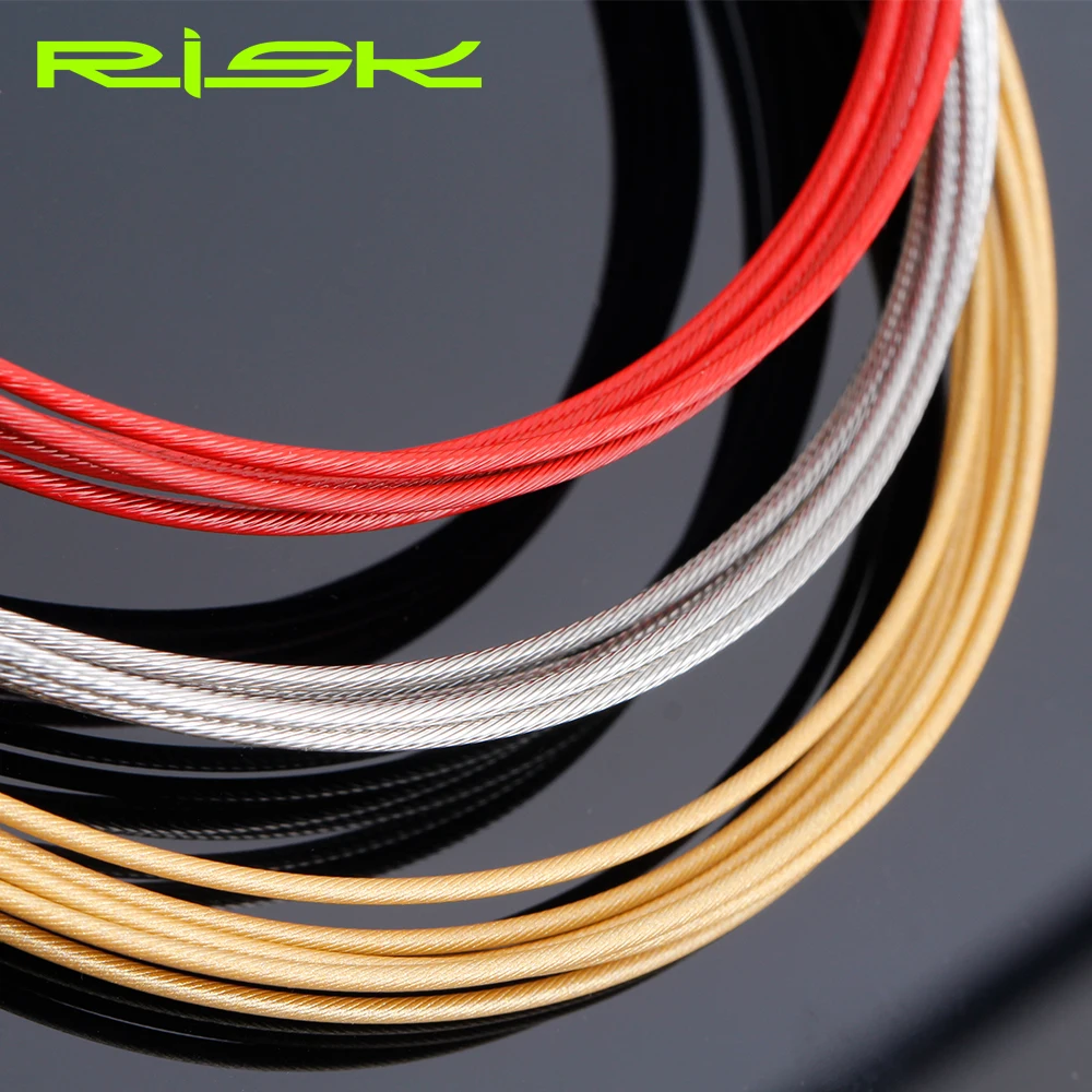 RISK Bike Slick Stainless Nano Coating Inner Diamond Cable  Front Rear Shift Cable Brake Cable for MTB Mountain Road Bicycle