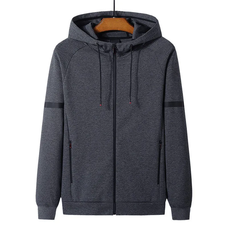 Frühling Herbst Baumwolle Männer Hoodies 5XL 6XL 7XL 8XL Büste 145cm Plus Größe Langarm Sweatshirt 5 Farben