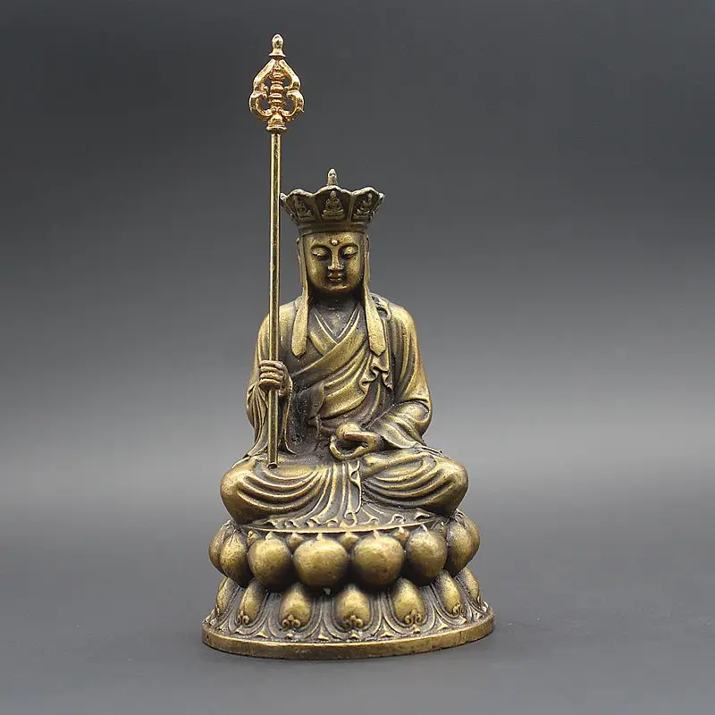 Collection Chinese curio Feng Shui Buddha statue  Di Zang Wang Bodhisattva decoration 2 styles