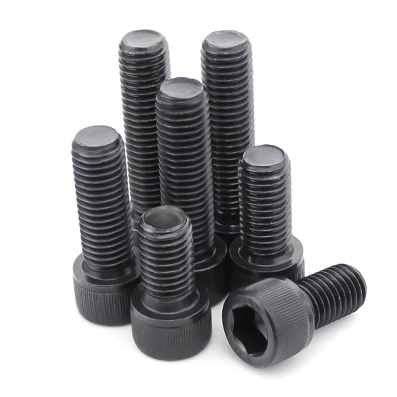 20PCS Grade 12.9 M3x6 M3x8 M3x10 Allen socket head screw Hexagon Socket Head Screw Black Nickel plated Allen socket head screw