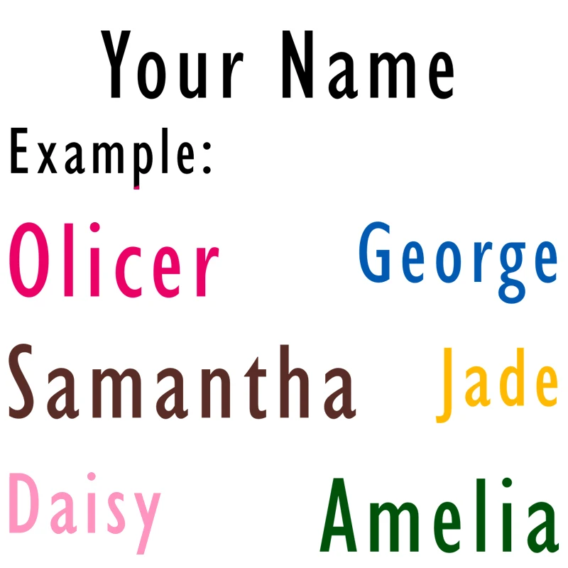 

Personalised Custom Name Text Vinyl Stickers Transfers Decals Window Bottle Laptop/Shop/ Door Home Decor