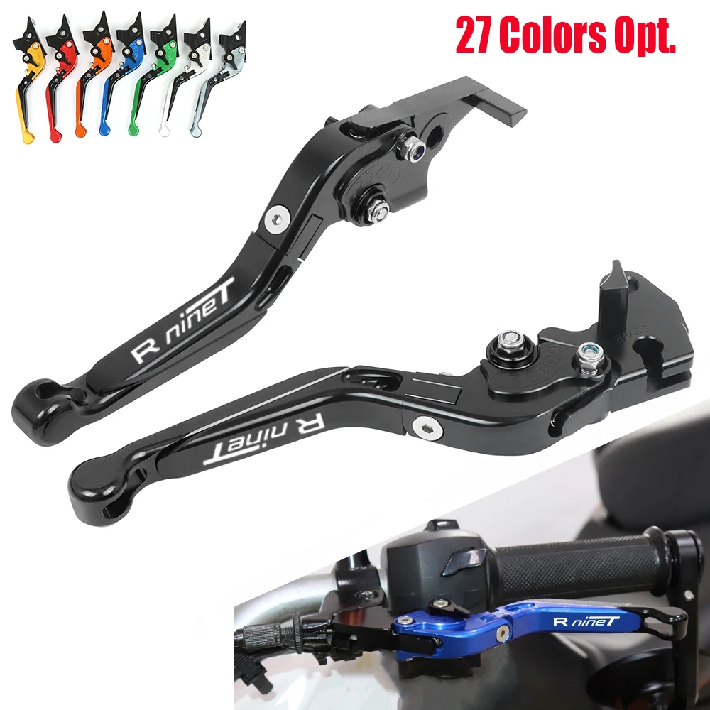 For BMW R NINE T R NINET RNINET RNINE T 2017-2023 Motorcycle CNC Adjustable Folding Extendable Brake Clutch Levers Accessories