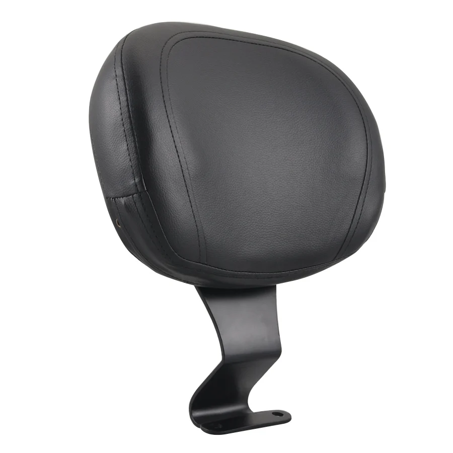 

Motorcycle Black Driver Backrest Sissy Bar Backrest Seat Back Rest Sissy Bar Cushion Pad For Honda VTX 1800