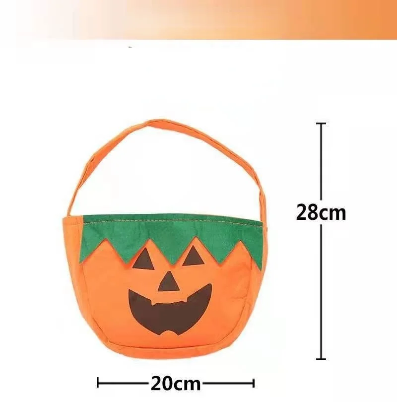 Adult Children Halloween Party Masquerade Show Cute Funny Personality Pumpkin Costume Hat Bag Boys Girls Cosplay