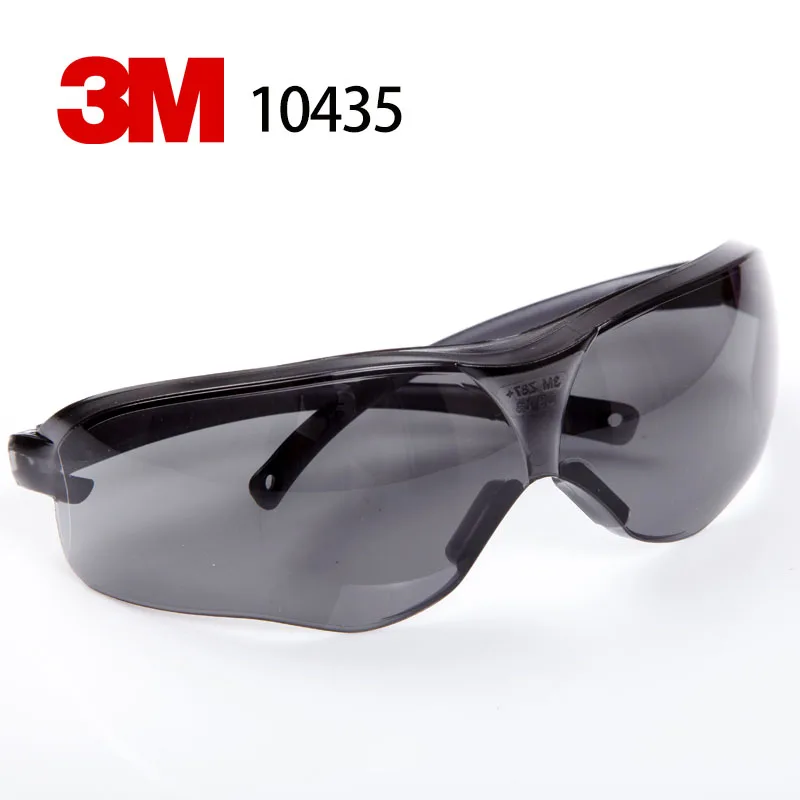 2pcs 3M 10435 Safety Goggles Anti-wind Anti sand Anti Fog Anti Dust Resistant gray Eyewear protective glasses