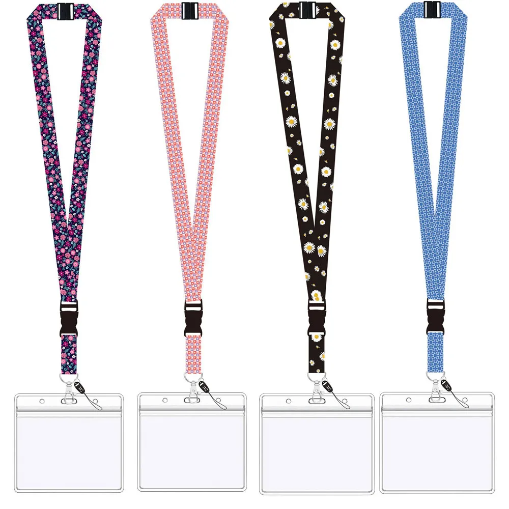 Hot Fashion Retractable Adjustable Name Badge Holder Work Bank Credit Card Holdestudents Students Bus Card Case With Lanyard