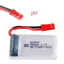 2pcs/Lot 3.7V 750mAh 902540 25C Lipo Battery For MJXRC X400 X500 X800 Huajun HJ819 HJ818 X25 RC Aircraft Quadcopter Spare Parts