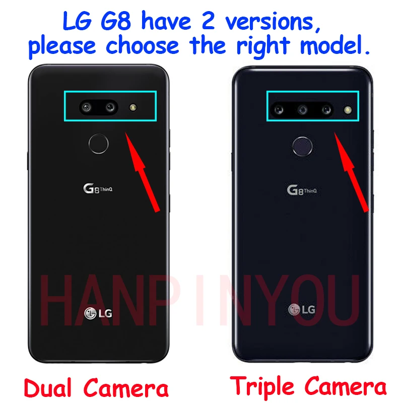 Front / Back Full Coverage Clear Soft TPU Film Screen Protector for LG G8 ThinQ 6.1\