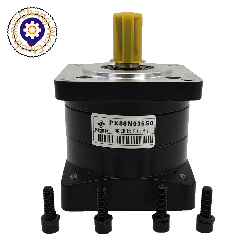 

Partial free shipping！PX86N005S0 Planetary reducer black planetary reducer, reduction ratio 1:5, flange installati on method.