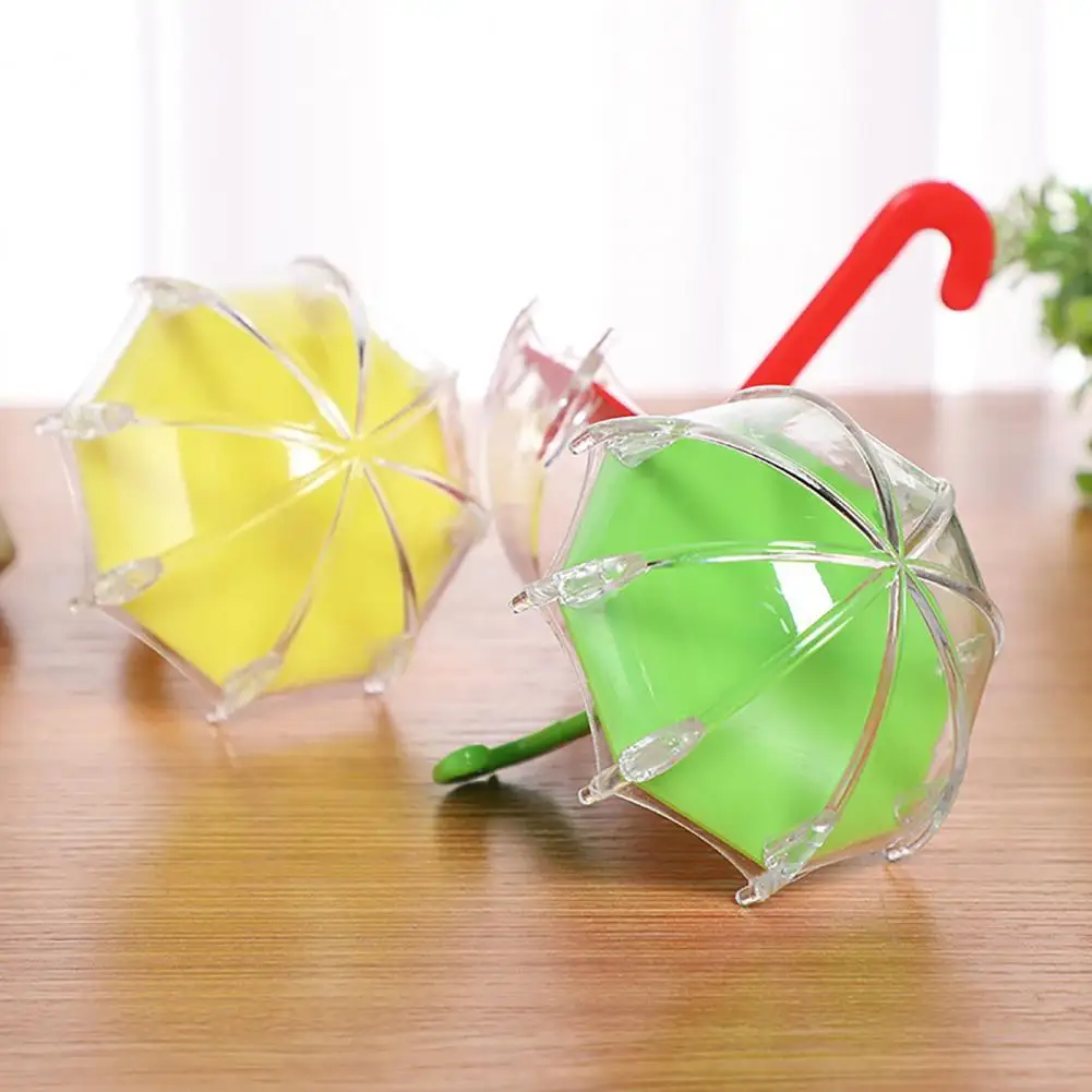 Candy Box Environmental Water Resistant Umbrella Shaped Wedding Garden Decor Pill Tin Party Candy Container