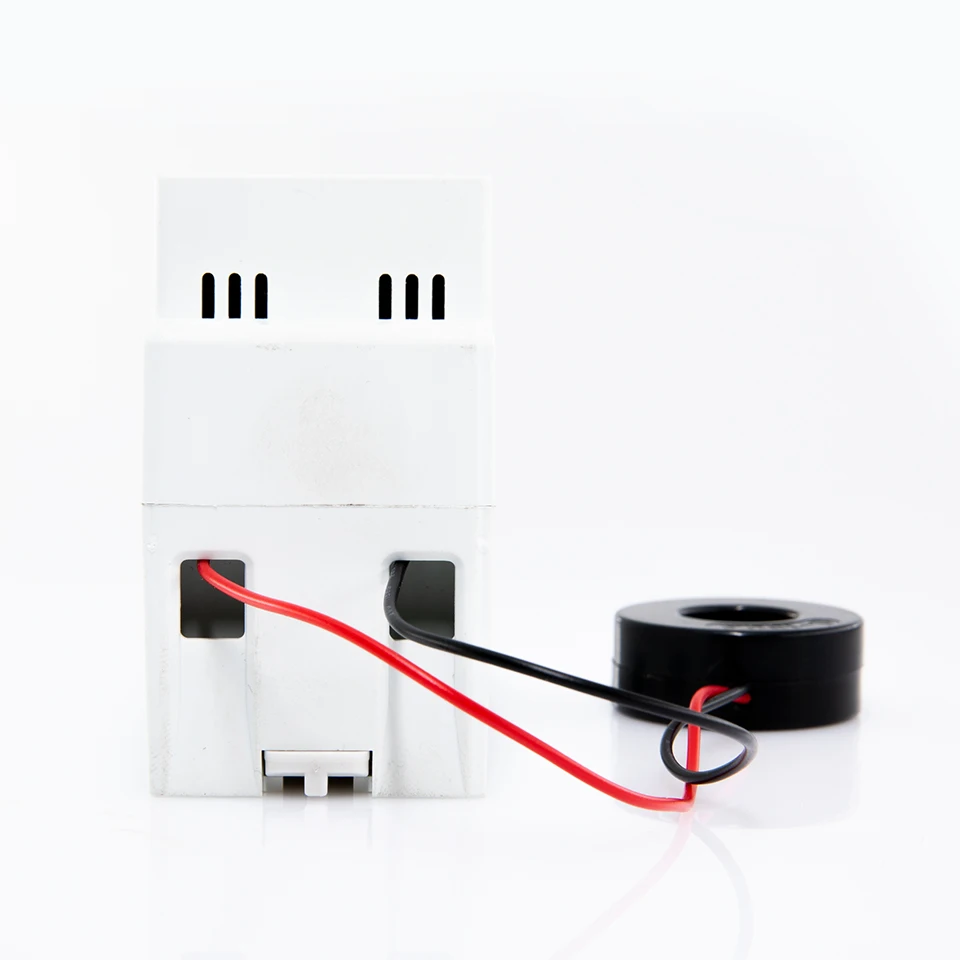 DIN السكك الحديدية التيار المتناوب 80-300 فولت 0-99.9A الفولتميتر مقياس التيار الكهربائي Led عرض لوحة الجهد الحالي متر مع محول