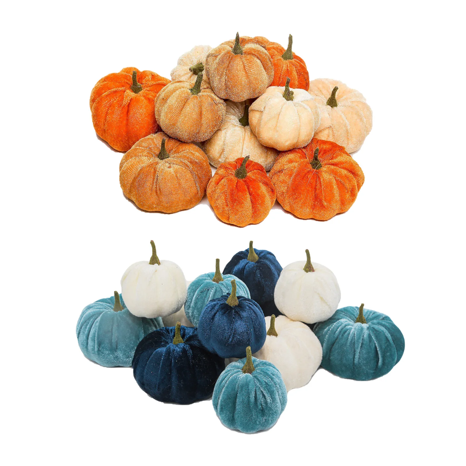 Artificial Pumpkin Velvet Material Widely Used Decoration Simulation Artificial Vegetables Fruit Environmental Autumn Gift