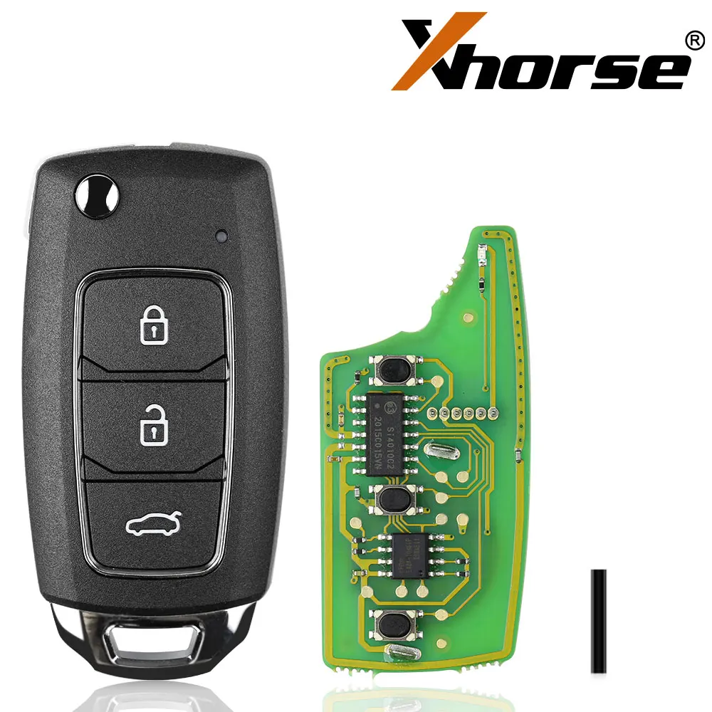 Xhorse VVDI Wire Remote Key XKLKS0EN XKKF02EN muslimate XKFO01EN XKDS00EN XKTO01EN XKKF21EN XKKF20EN versione inglese 5 pz/lotto