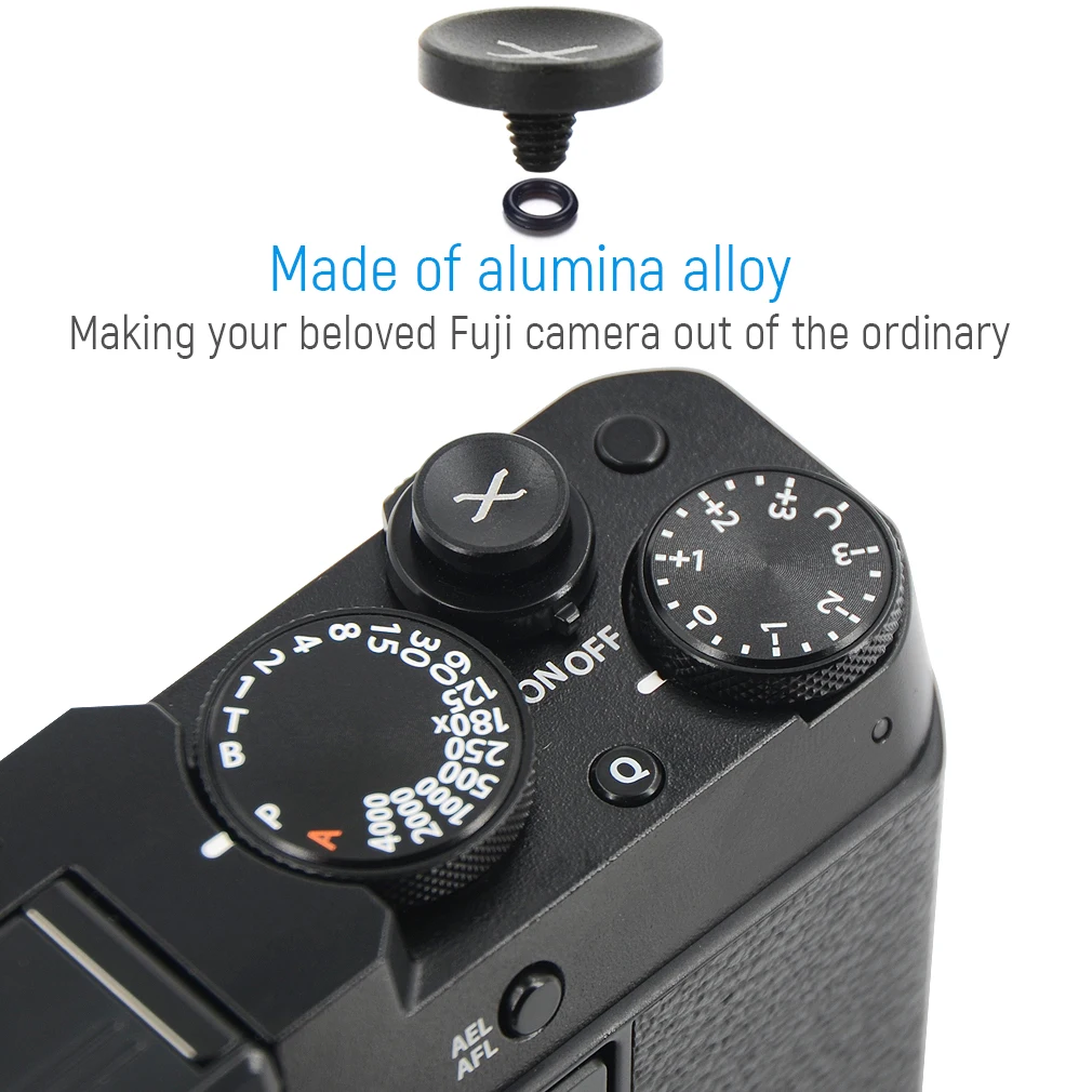 3 x metalowa spust migawki dla Fuji XT4 XT3/2 XT30 XT20 X100V X100S X100T X100F XE4 XE3 XE2 Xpro3 Xpro2 X70 X30 i nie tylko