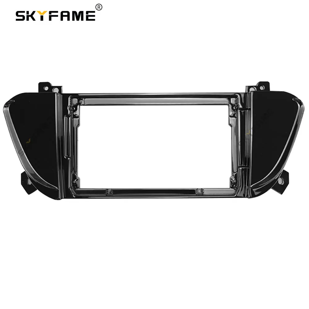 SKYFAME-Adaptador de Fascia para marco de coche, Kit de Panel de ajuste de Radio Android para Geely Emgrand Ev350 Ev450