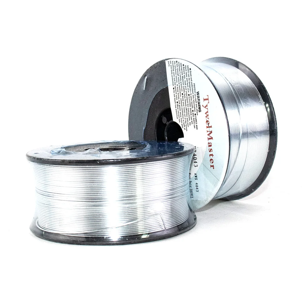 Aluminum Welding Wire ER4043 AlSi5 ER5356 AlMg5Cr 0.5kg 0.8/1.0/1.2mm D100mm Gas Shield Aluminum Alloy Welding Material MIG Wire