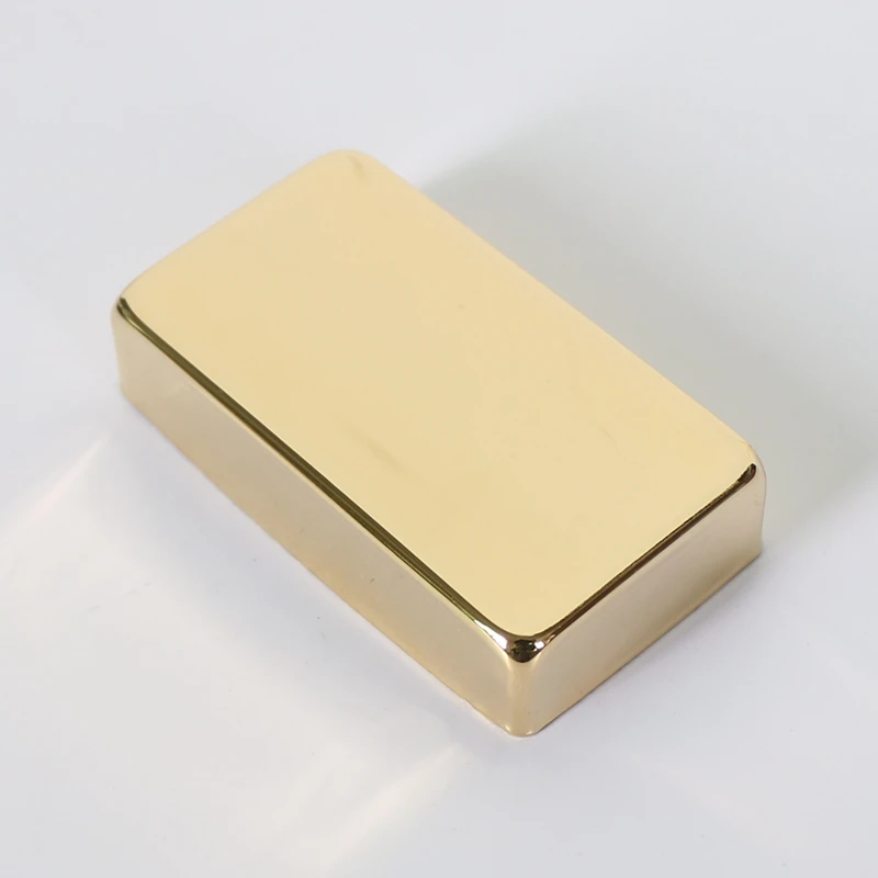 غطاء لاقط جيتار Donlis من النيكل الخام والفضي الفارغ LP Humbucker بنمط مغلق بألوان النيكل والكروم والذهب الأسود