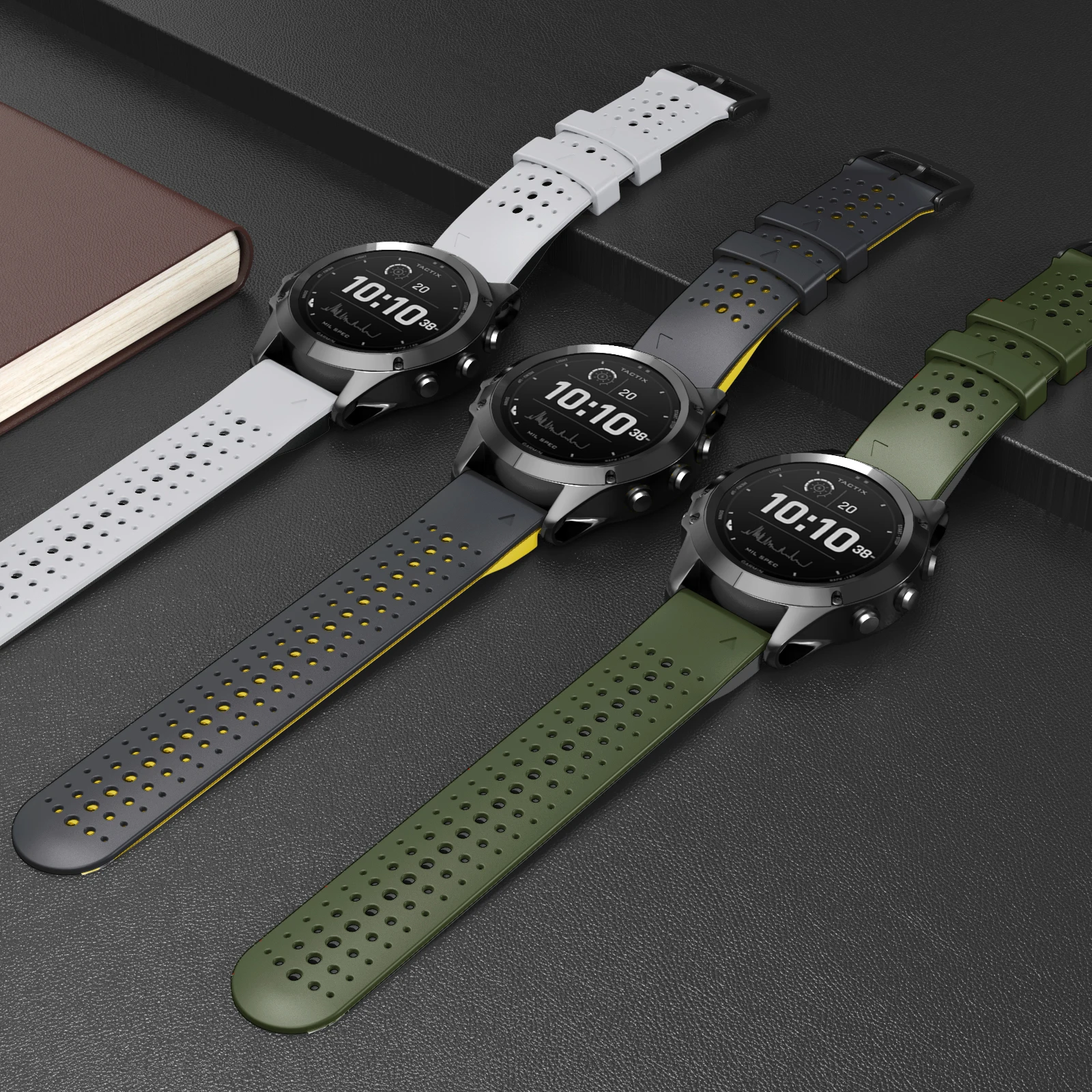 22/26MM Tali Gelang Jam Tangan Silikon Mudah Dilepas untuk Garmin Fenix 6X Pro 5 5X Plus 6 935 Fenix 7X 7 Tali EasyFit