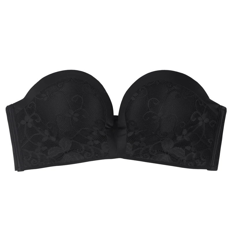 Sexy Women Strapless Bra Wireless Super Push Up Invisible bralette Backless Small Breast Lace Brassiere Seamless Lingerie Tops