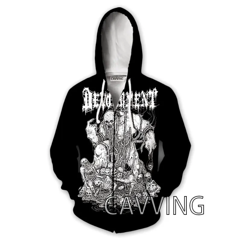 New Fashion  3D Print  Devourment  Band  Zipper Hoodies Zip Up Hooded Sweatshirts Harajuku Hoodie Hip Hop Sweatshirts