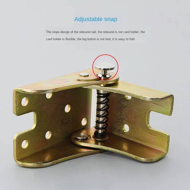 Charnière pliante à angle droit auto-bloquante résistante à 90 degrés, connecteur de table, support de jambe de chaise, connexion, 1PC